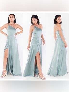 shannon one shoulder dress  Shannon One Shoulder Dress ~ Rose Gold Luxe Satin  Show Me Your Mumu